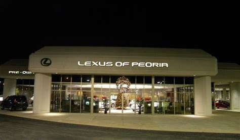 Lexus of peoria - Lexus of Peoria is Central Illinois premier New and Used Lexus dealer! Lexus of Peoria is located at 7301 N Allen Road in Peoria, Illinois 61615. We sell, service, finance, and lease New Lexus ...